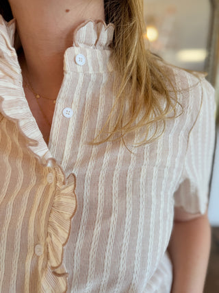 Noham Blouse • Taupe