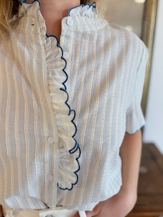 Bluse Noham • Blau