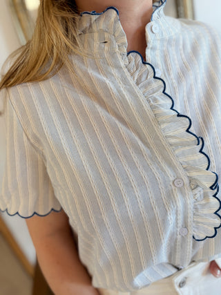 Bluse Noham • Blau
