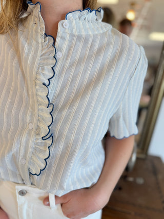Bluse Noham • Blau