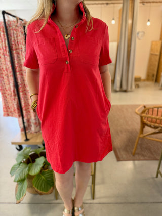 Robe Jeanne • Rouge