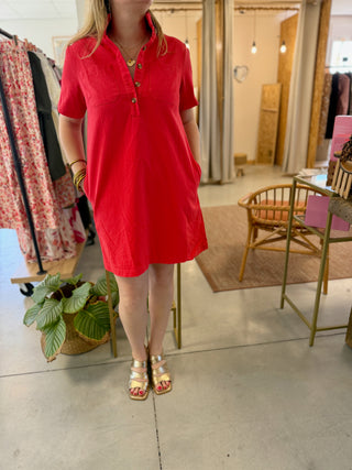 Robe Jeanne • Rouge