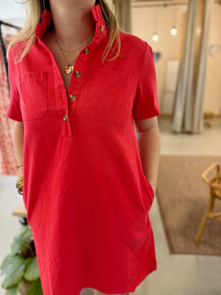 Robe Jeanne • Rouge
