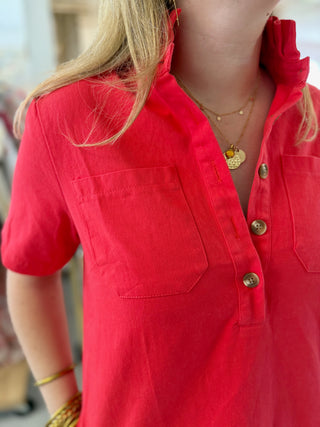 Robe Jeanne • Rouge