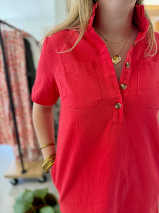 Robe Jeanne • Rouge