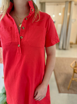 Robe Jeanne • Rouge