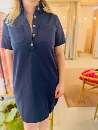 Robe Jeanne • Marine