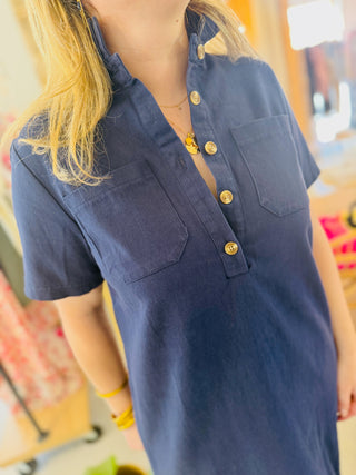 Robe Jeanne • Marine