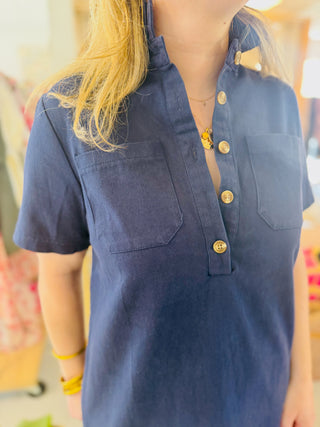 Robe Jeanne • Marine