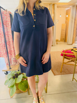 Robe Jeanne • Marine