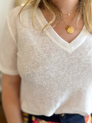 T-Shirt Célia • Ecru