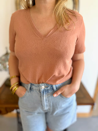 T-Shirt Célia • Vieux Rose
