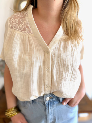 Top Alban • Beige