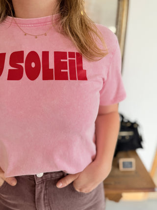 T-Shirt Au Soleil • Fuschia
