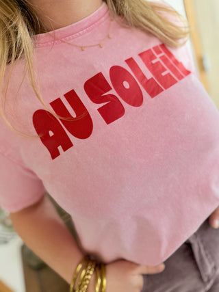 T-Shirt Au Soleil • Fuschia