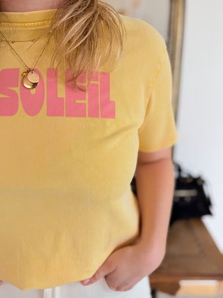 T-Shirt Au Soleil • Jaune