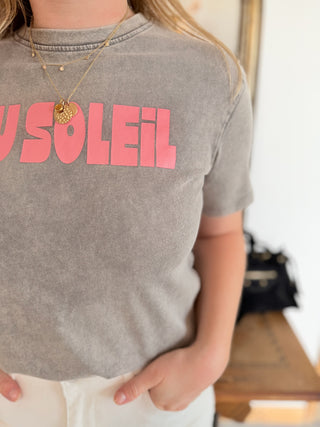 T-Shirt Au Soleil • Gris