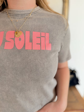T-Shirt Au Soleil • Gris
