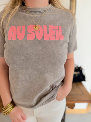 T-Shirt Au Soleil • Gris
