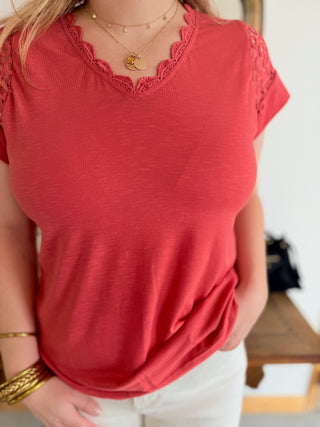 Top Aliénore • Corail