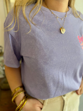 T-Shirt Soleil Riviera • Lilas