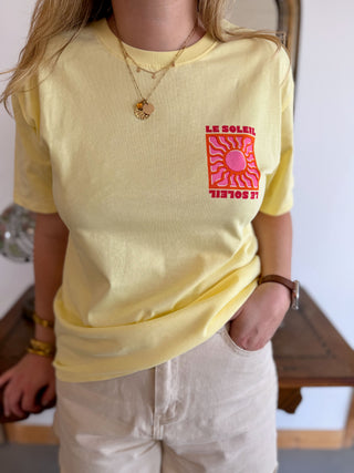 T-Shirt Soleil • Jaune