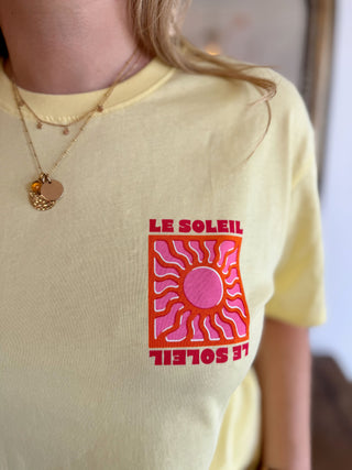 T-Shirt Soleil • Jaune