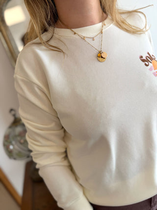 Sweat Soleil Riviera • Blanc