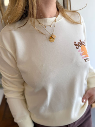 Sweat Soleil Riviera • Blanc