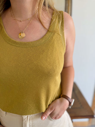 Débardeur Quitterie • Olive