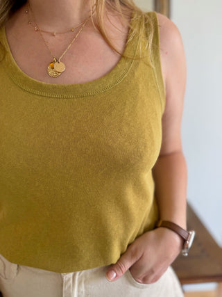 Débardeur Quitterie • Olive
