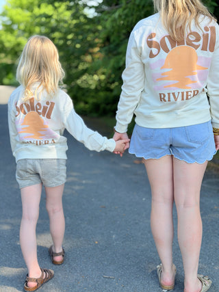 Sweat Soleil Riviera • Blanc