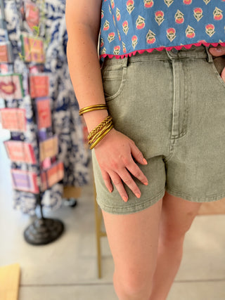 Short Maelyne • Kaki