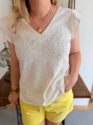 Top Domitille • Blanc