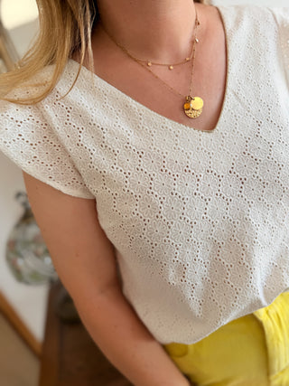 Top Domitille • Blanc