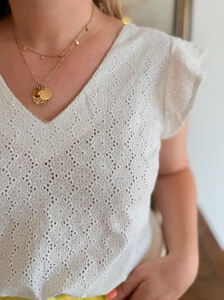 Top Domitille • Blanc