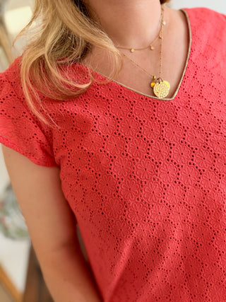 Top Domitille • Corail
