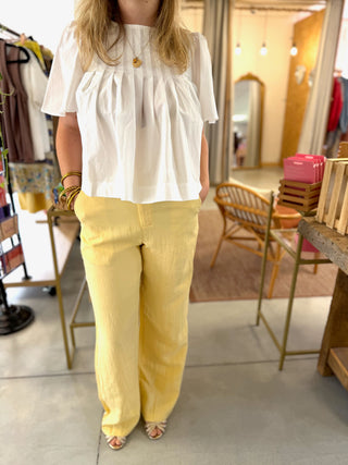 Pantalon Gabrielle • Jaune