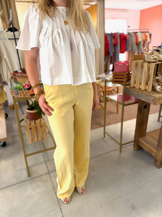 Pantalon Gabrielle • Jaune
