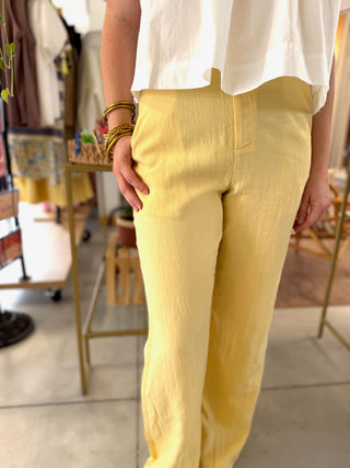 Pantalon Gabrielle • Jaune