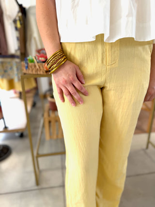 Pantalon Gabrielle • Jaune
