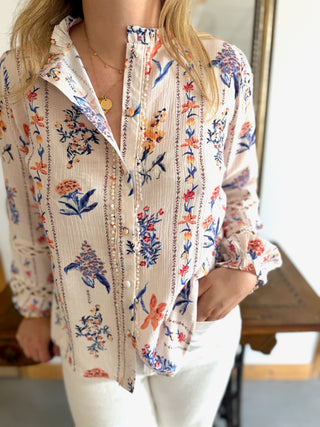 Chemisier Jeanne • Bleu
