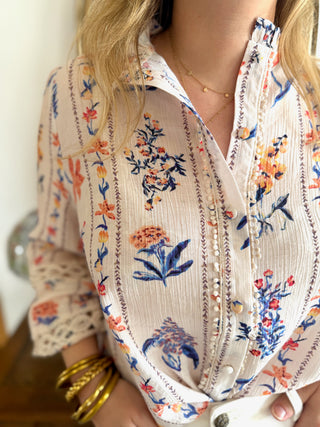 Chemisier Jeanne • Bleu