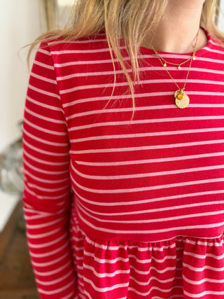 Top Eugénie • Rouge & Rose
