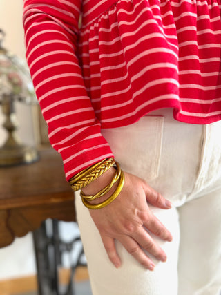 Top Eugénie • Rouge & Rose