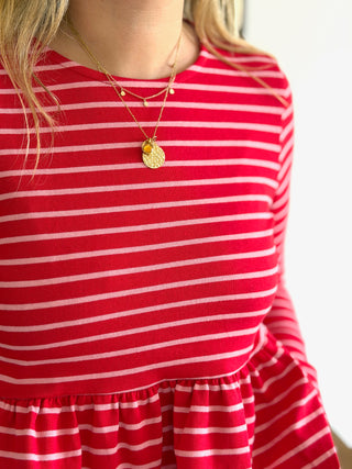 Top Eugénie • Rouge & Rose
