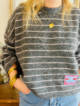 Pull Ambre • Gris