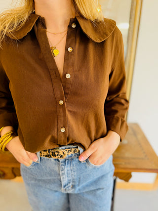 Chemisier Calypso • Marron