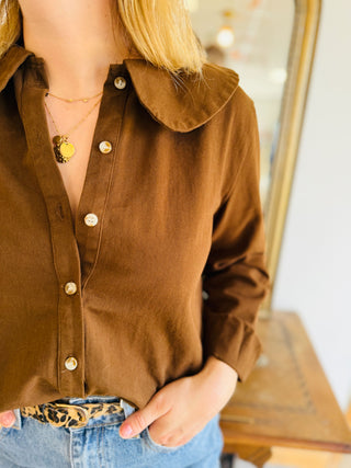Chemisier Calypso • Marron