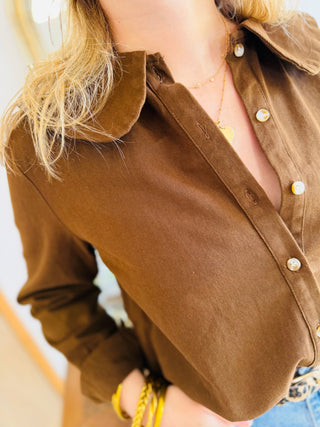 Chemisier Calypso • Marron